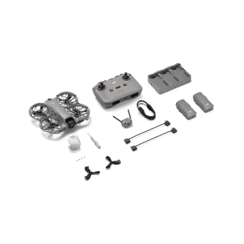 DJI Neo 2 Fly More Combo Drone with 4K Camera, Extended Flight Time, GPS Stabilization, Obstacle Avoidance, Intelligent Flight Modes, Portable Design, Extra Batteries, and Remote Controller for Aerial Photography Enthusiasts